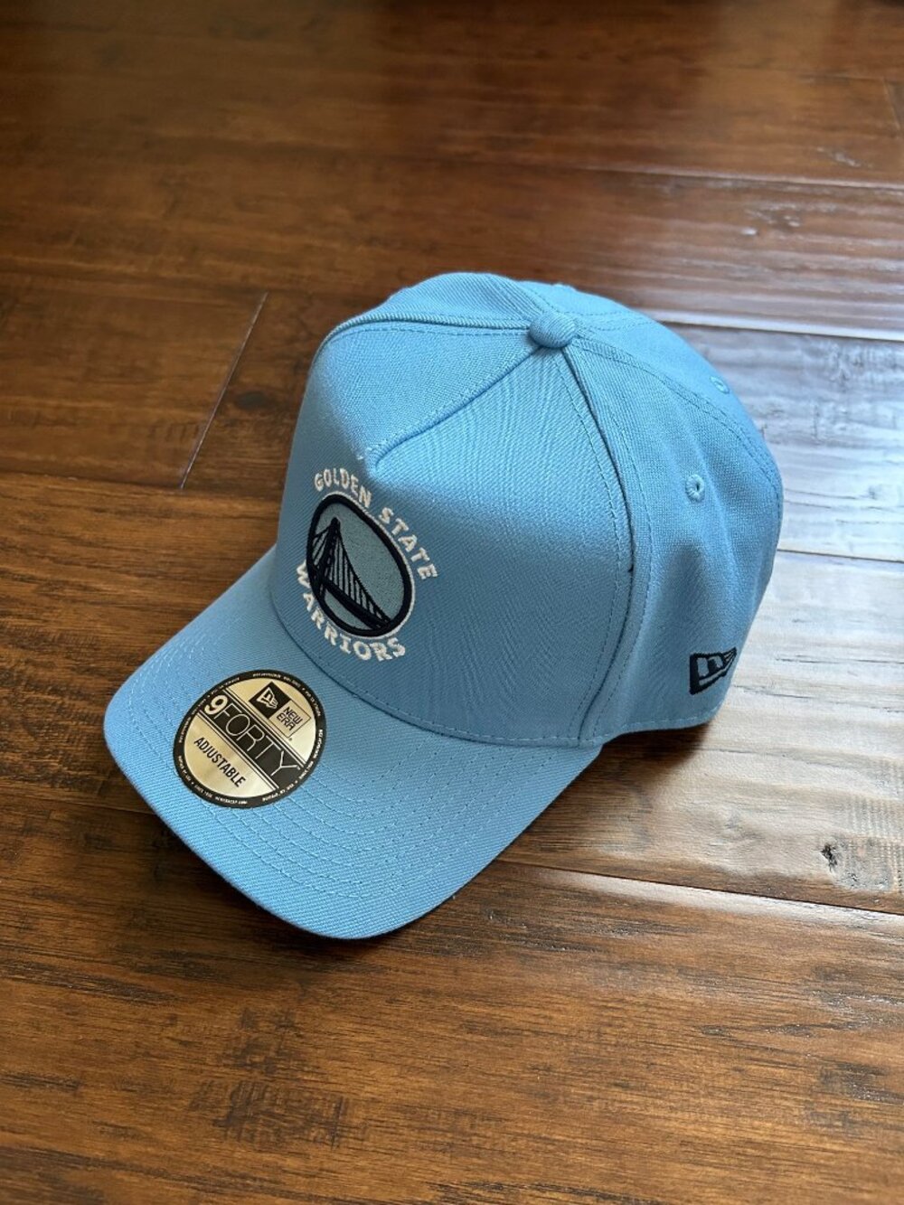 New Era Golden State Warriors 9Forty A-frame adjustable blue hat NEW NWT unisex